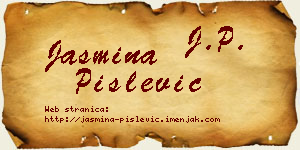 Jasmina Pislević vizit kartica